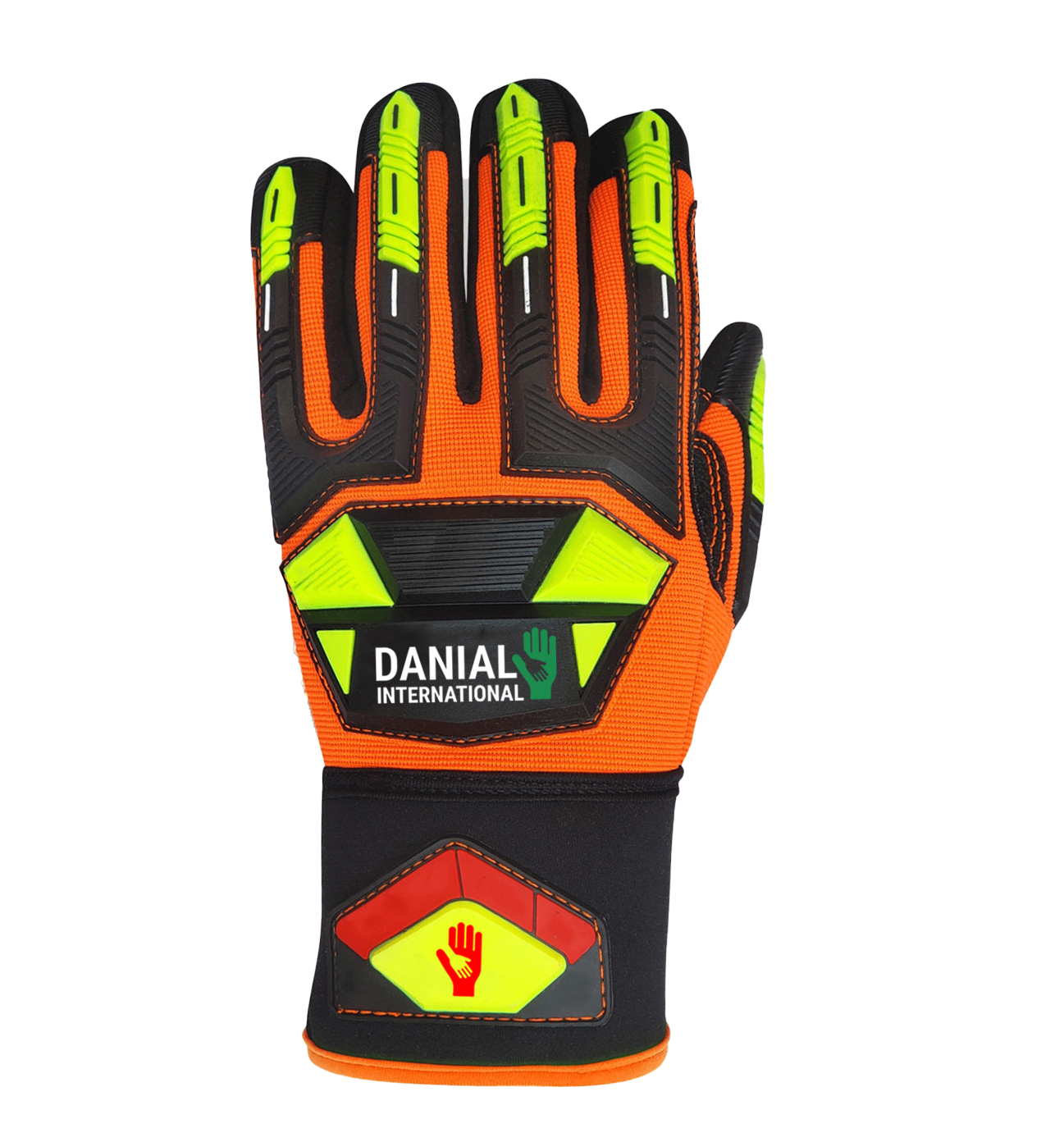 DI 5027 Orange Synthetic Leather TPR Back