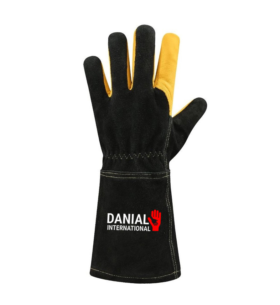 DI 432 Goatskin | Black Cow Split Back & Cuff