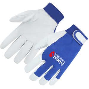 DI 1006 Goatskin Blue Ribby Fabric Backing