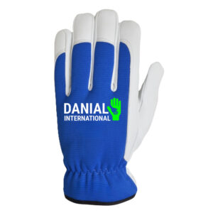 DI 1033 Goatskin Blue Spandex Backing Lined