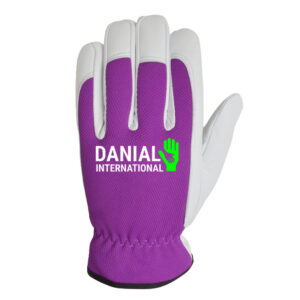 DI 1033 Goatskin Purple Spandex Backing Lined