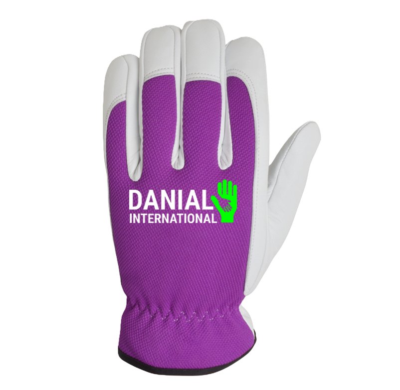 DI 1033 Goatskin Purple Spandex Backing Lined