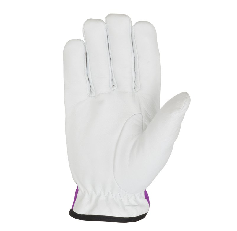 DI 1033 Goatskin Purple Spandex Backing Lined - Image 2
