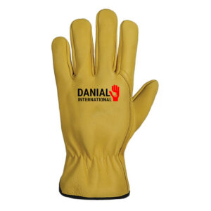 DI 208 | Golden Cow Hide Leather Glove