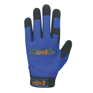 DI 3018 Goatskin Leather Blue Spandex Back