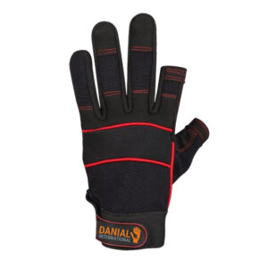 DI 3041 Black Synthetic Leather Spandex Back