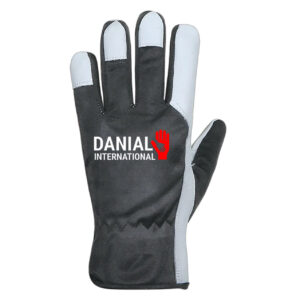 DI 1023 Goatskin Black Polyester With Fleece Lined